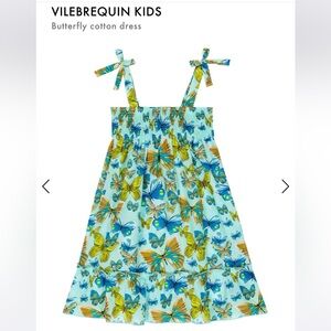 Butterfly Print Cotton Dress